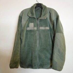 Polartec Soft Fleece Green Cold Weather Jacket Sm